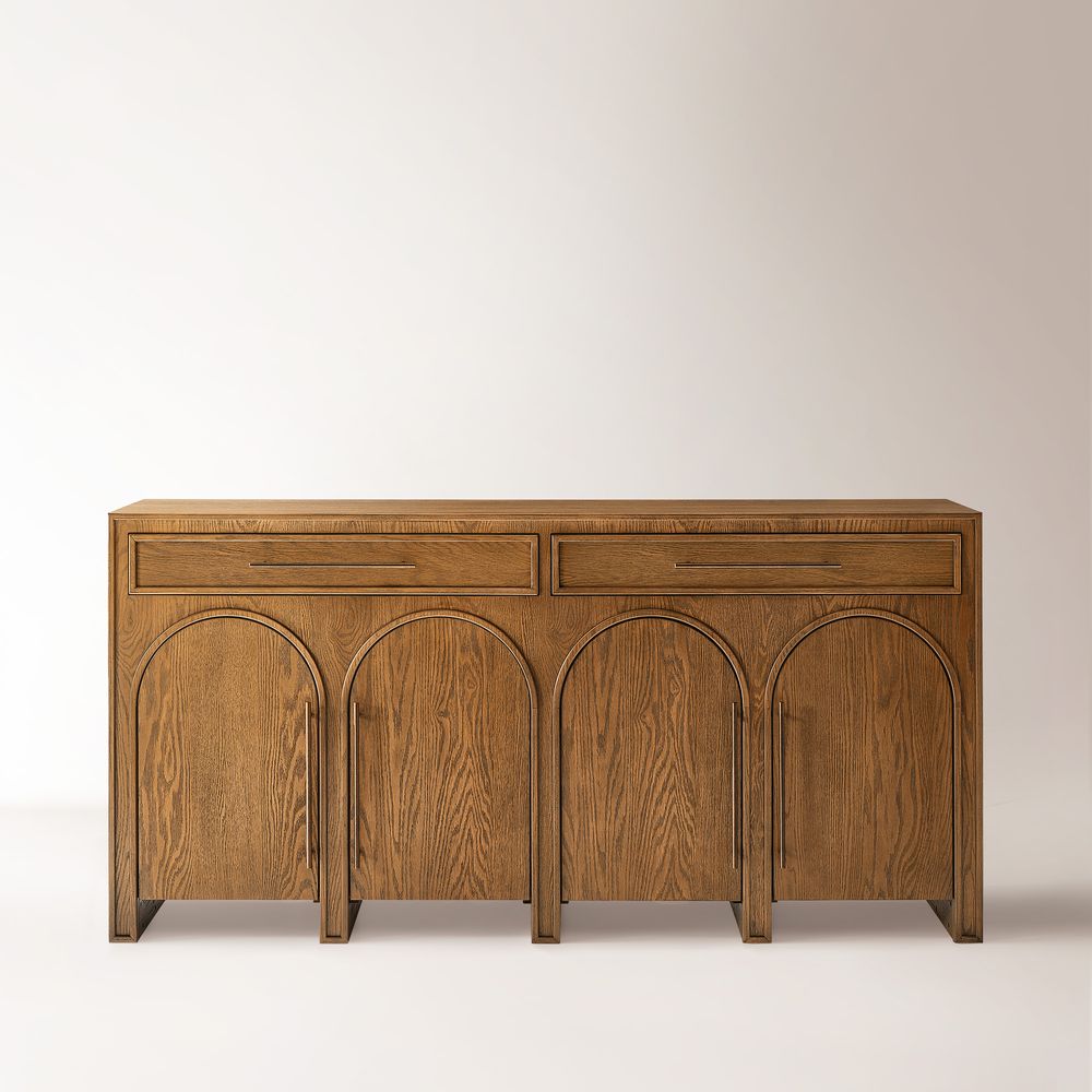 arched sideboard with drawers
