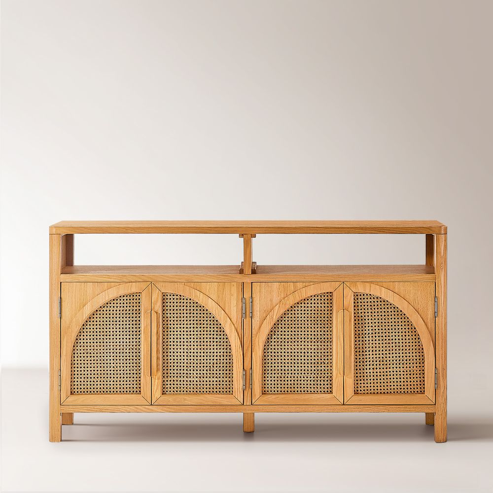 rattan sideboard