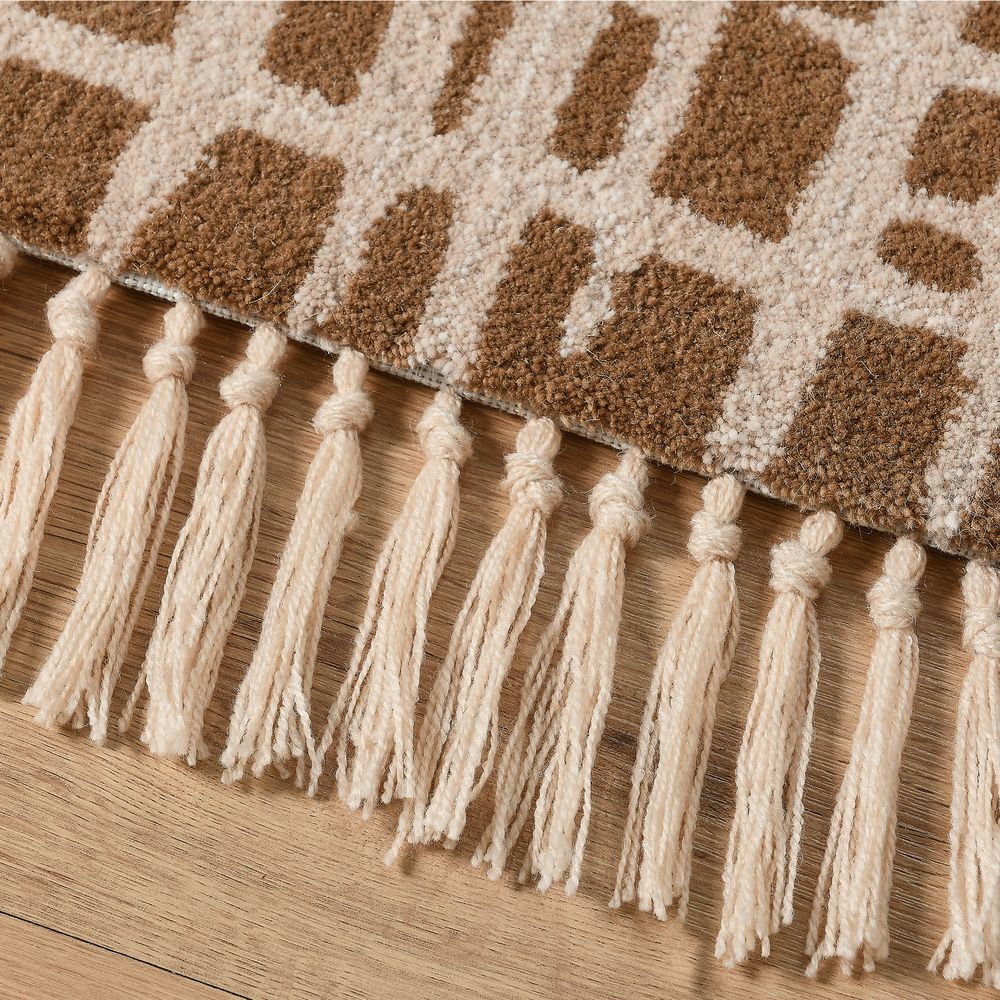 hand-woven 100% wool Bohemian rug