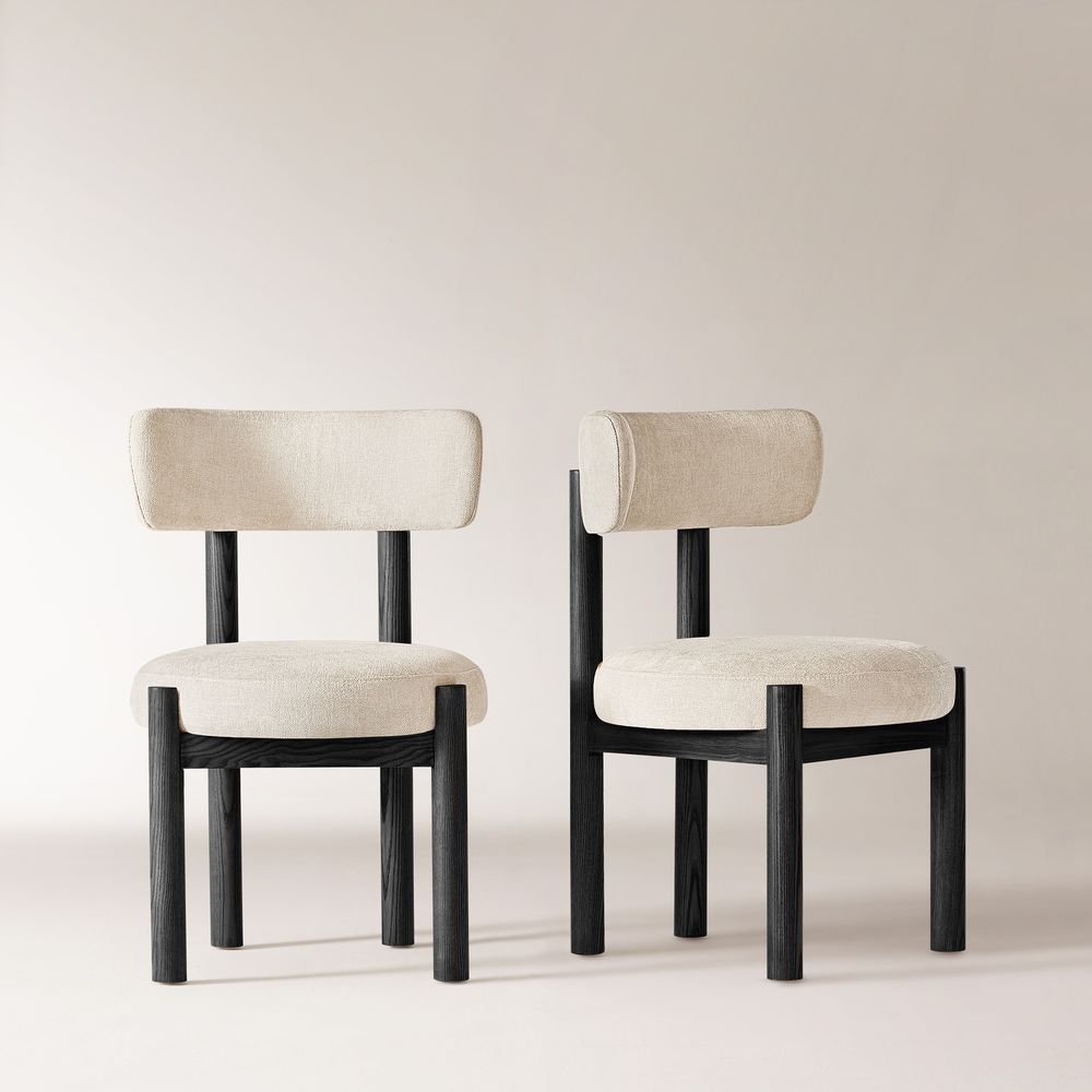 black dining room chair