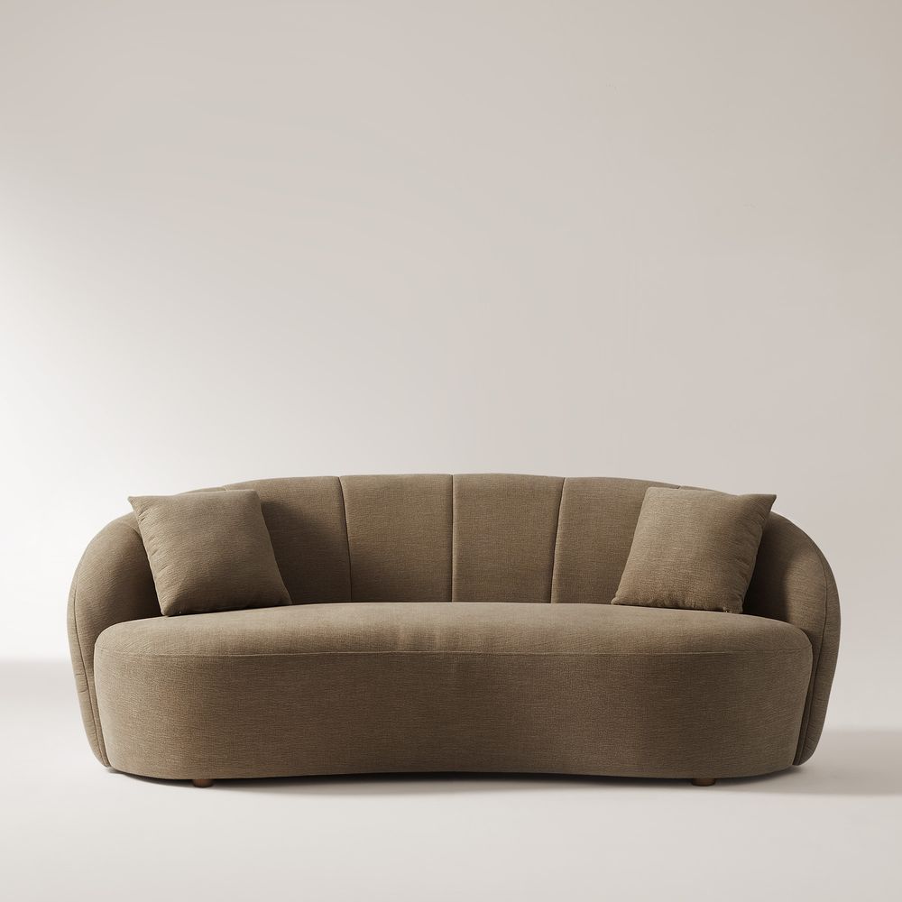 deep seat cotton loveseat sofa 