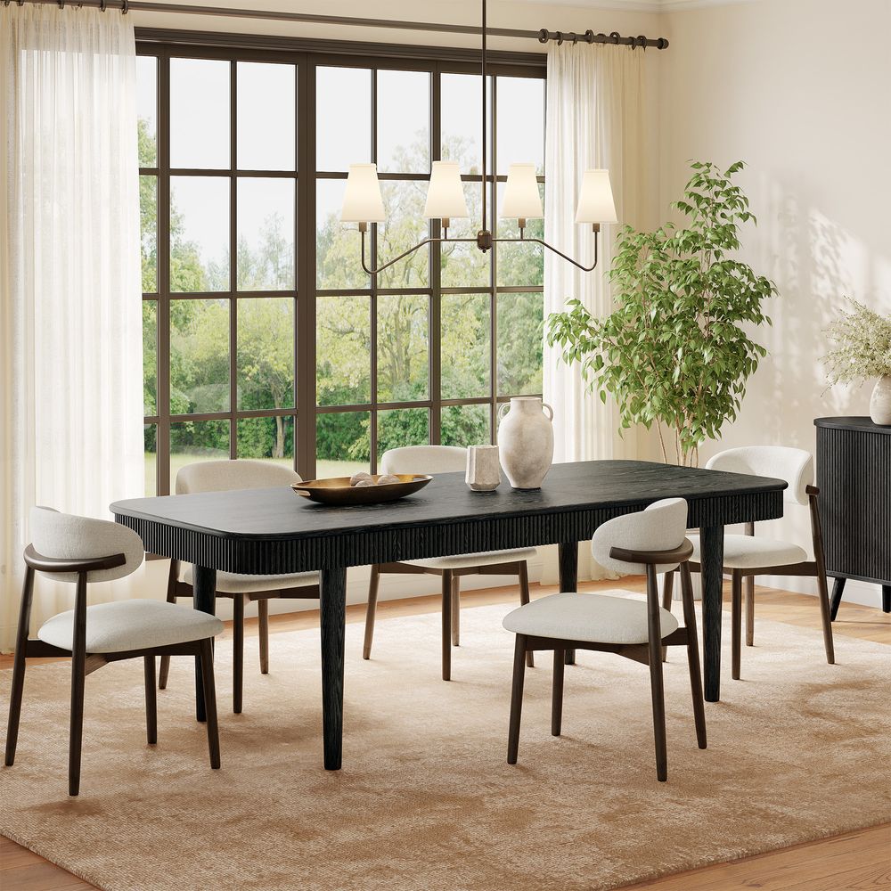 72 inch 92 inch  Solid Oak Expandable Dining Room Table