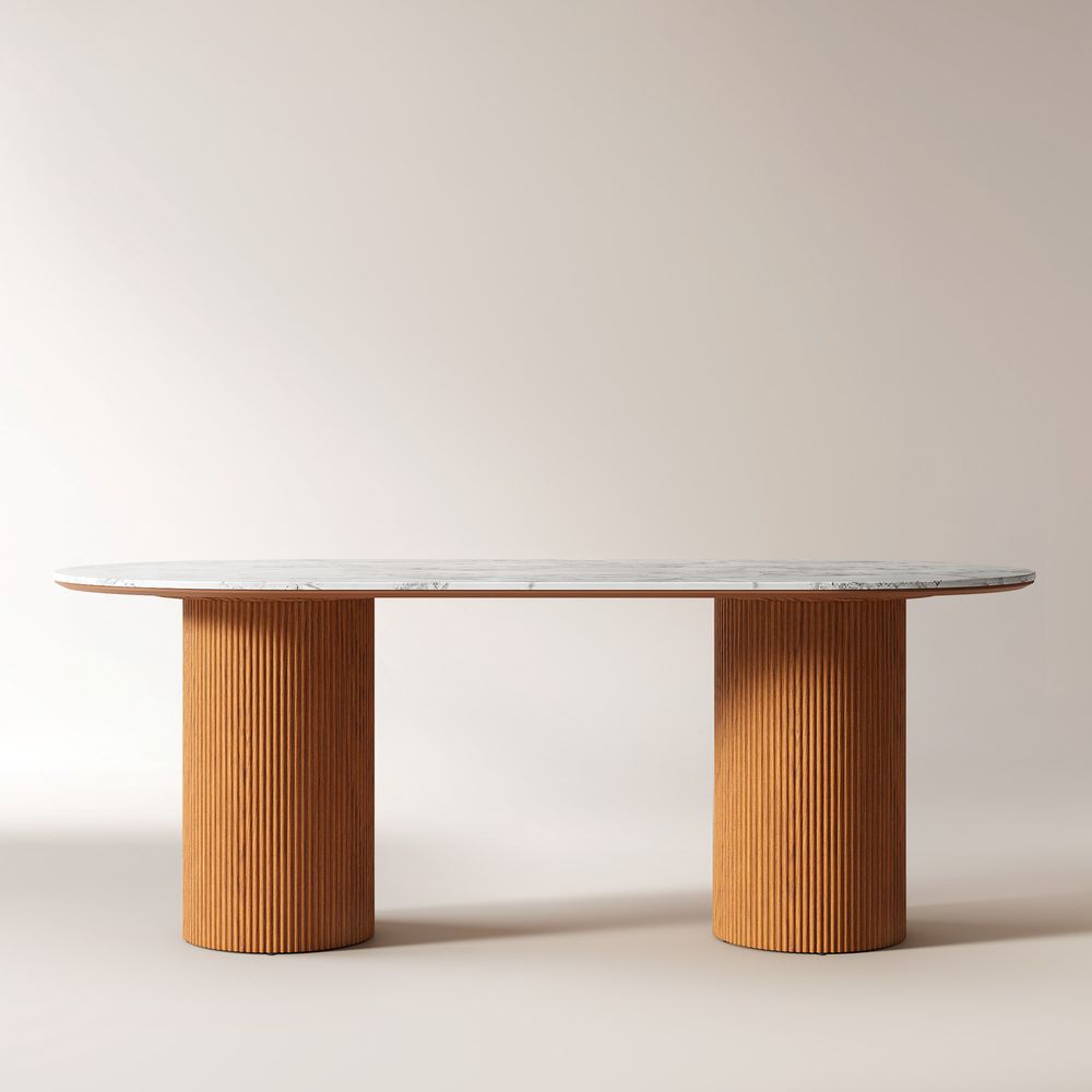 MCM 8 person dining table