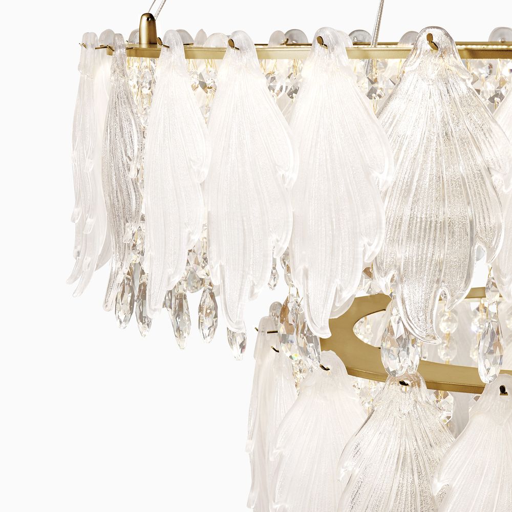 31 inch chandelier height adjustable with crystal pendant