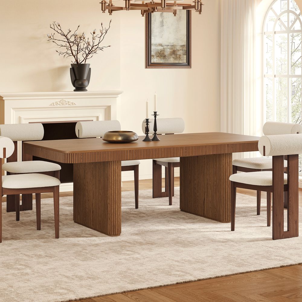 78" Oak Dining Table