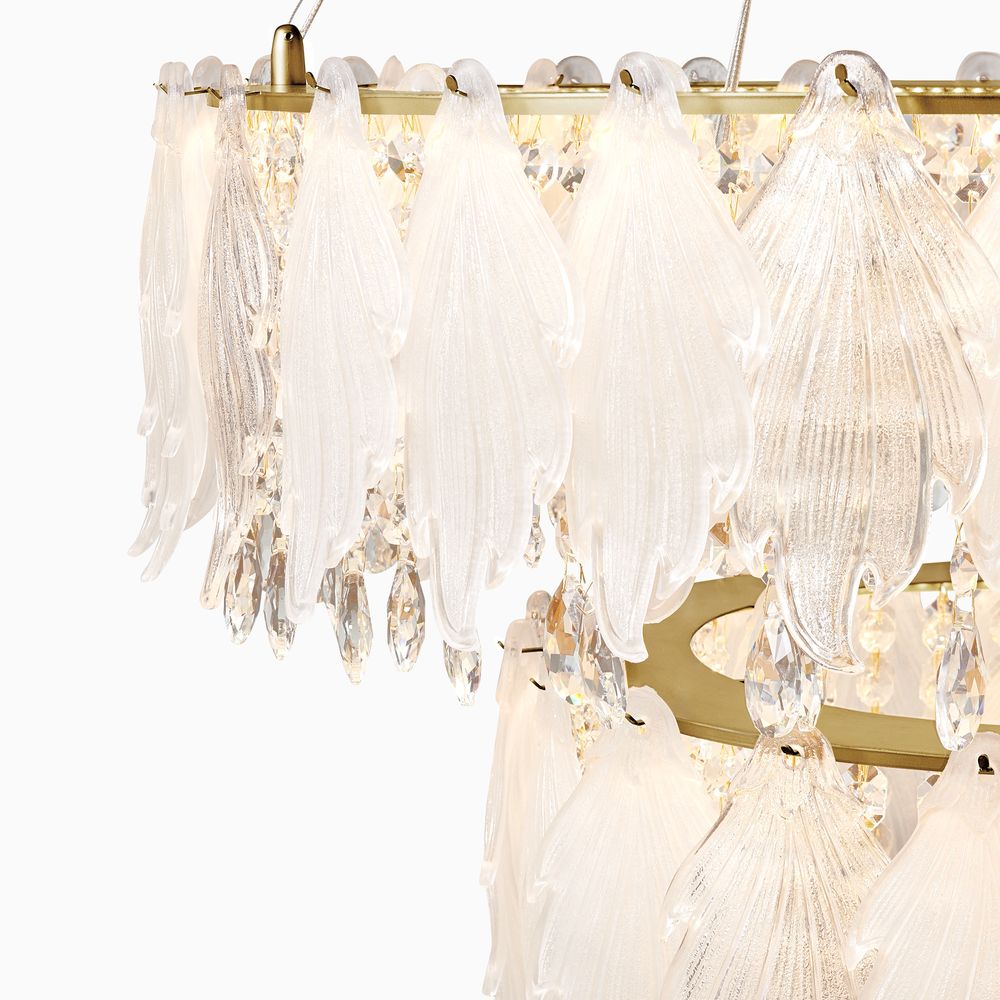 31 inch chandelier height adjustable with crystal pendant