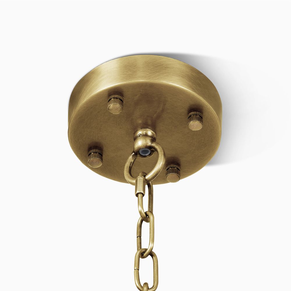 30 inch cascading chandelier with crystal pendant