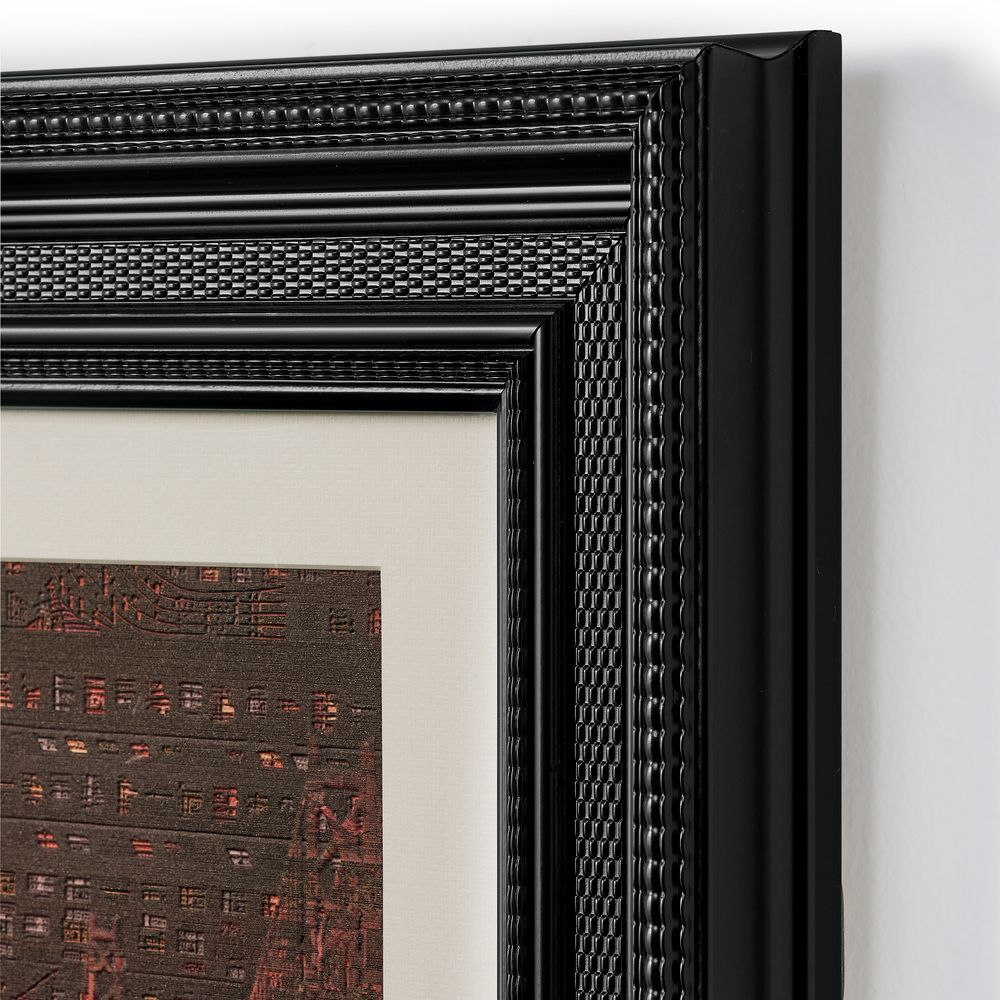 Framed Wall Art with 3D printed texture