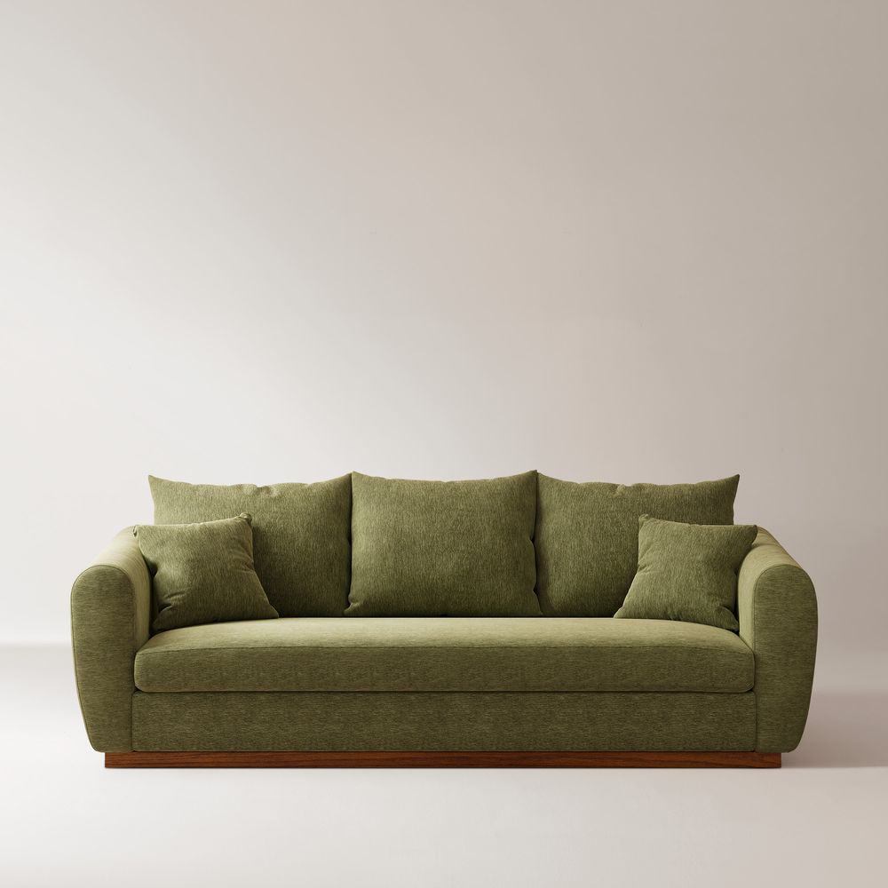 chenille 2 seater loveseat sofa 