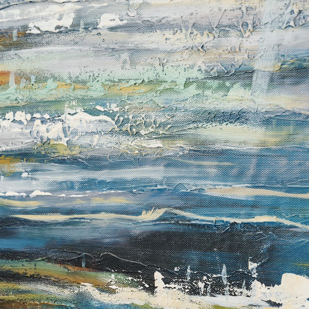 frameless hand painted wall art