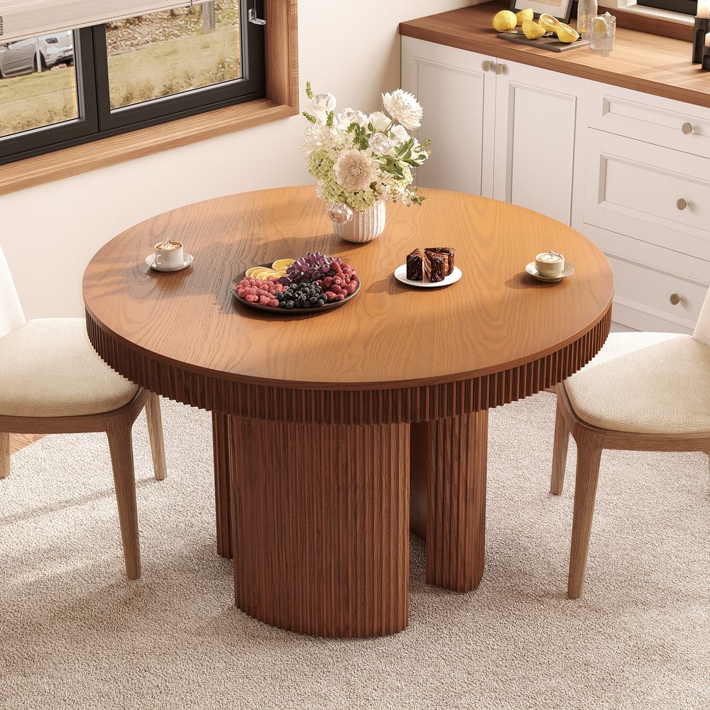 48" Oak Dining Table