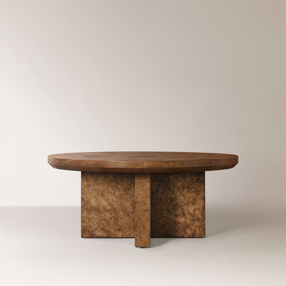 Burl Coffee Table