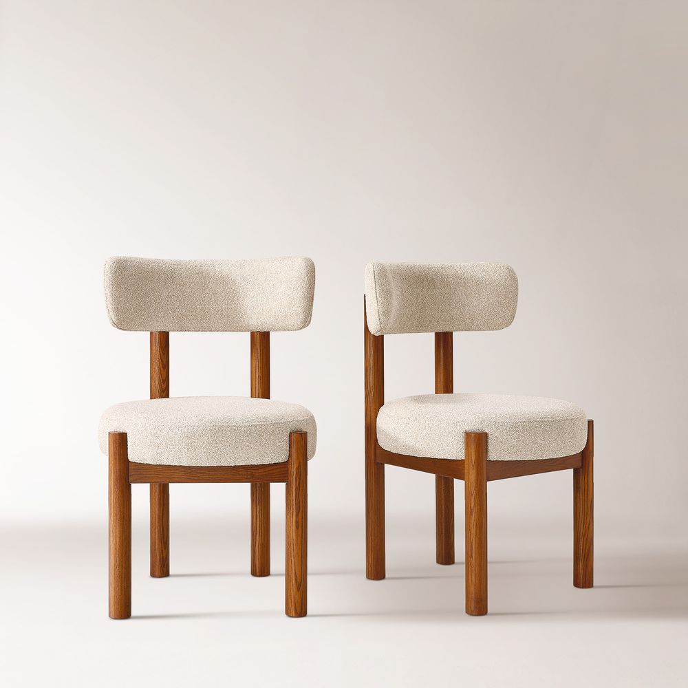 retro dining chairs set