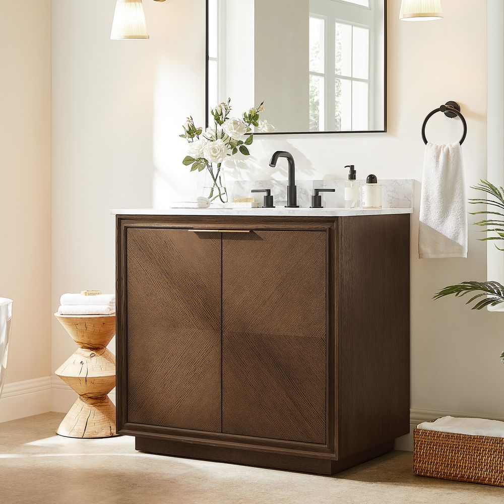 36 inch bathroom vanity with sink