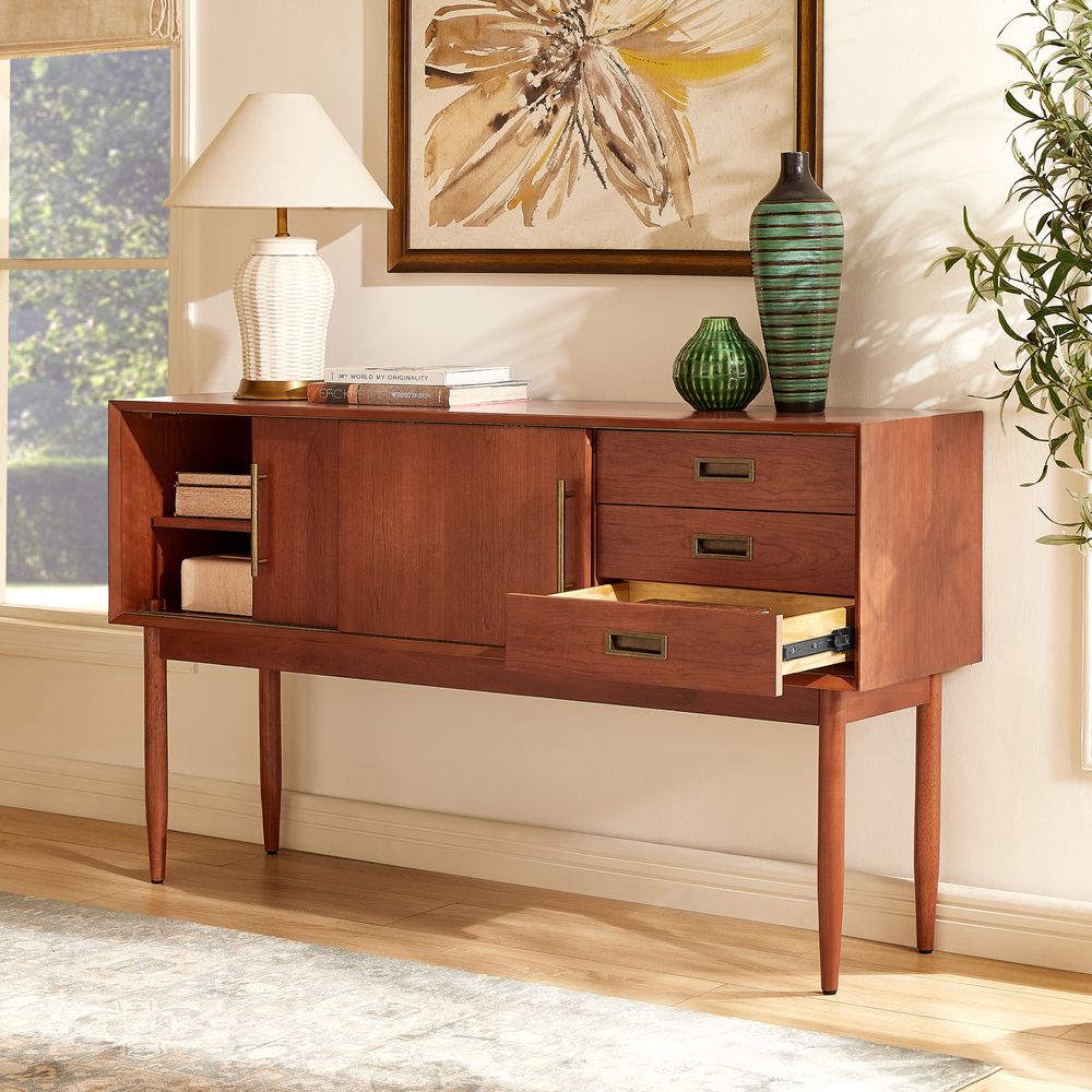 Mid Century Console Table for entryway