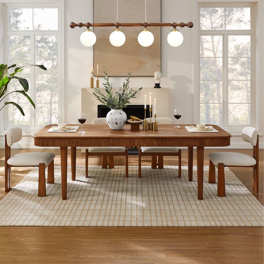 Solid Wood Extendable Dining Table