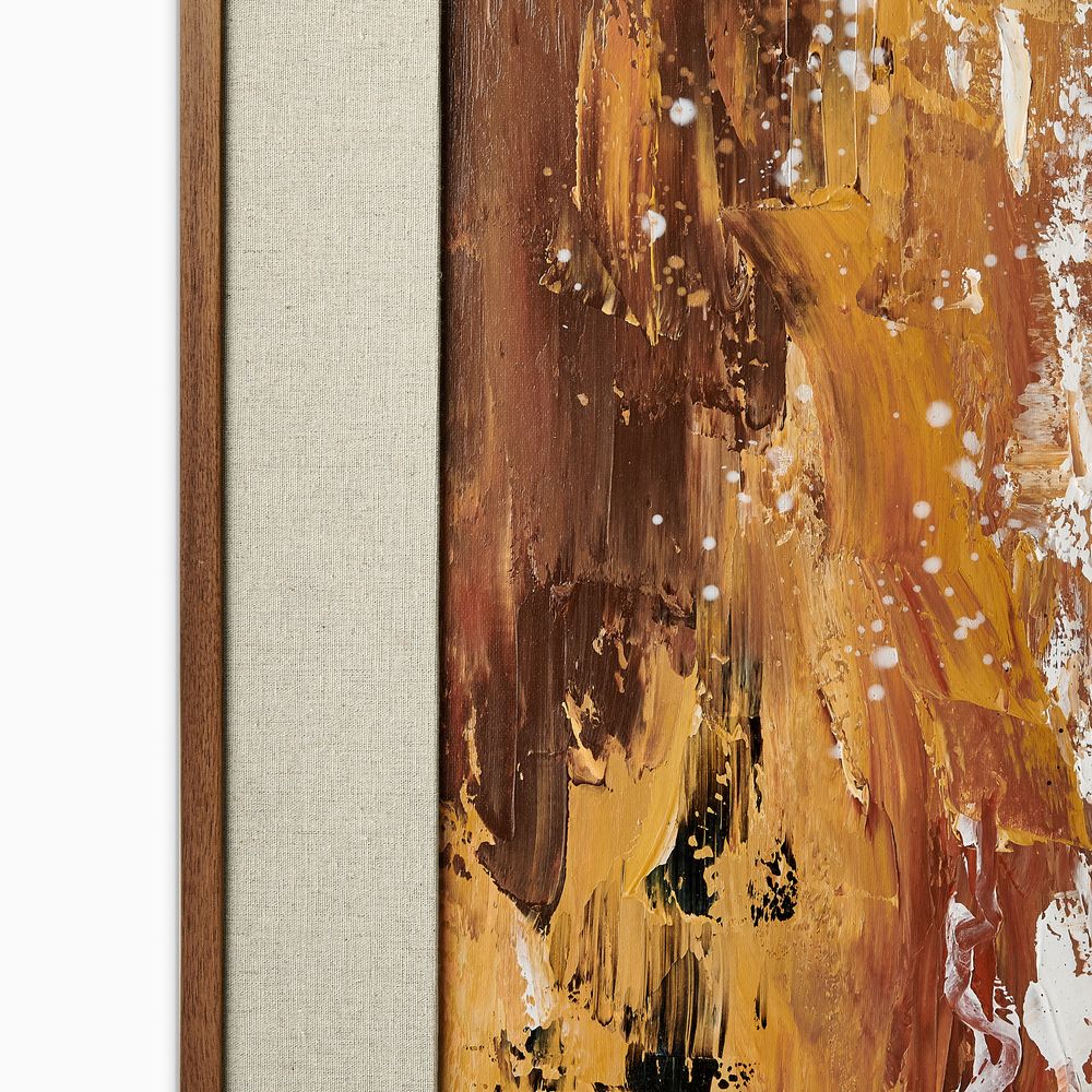 Amber Hand Painted Wall Art