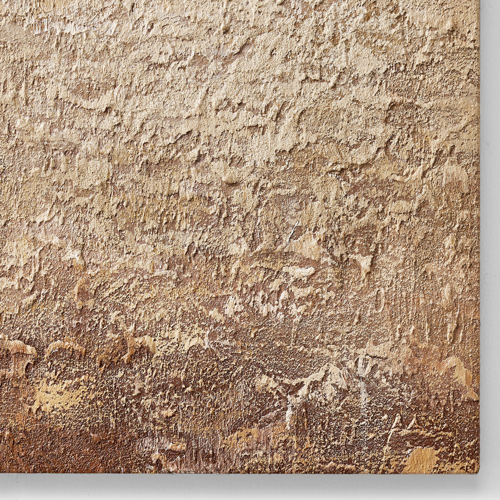 thick texture arched diptych hand painted wall art