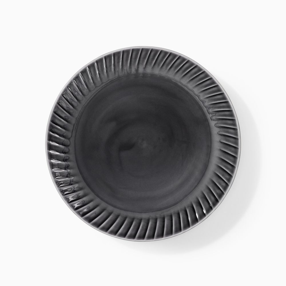 textured gray ceramic dinner plate sets