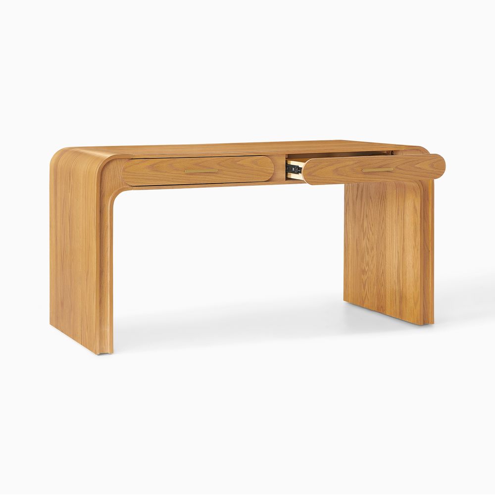 solid wood desk
