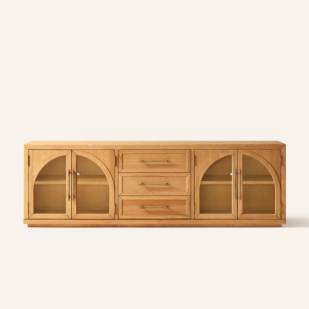 Natural Oak TV Stand