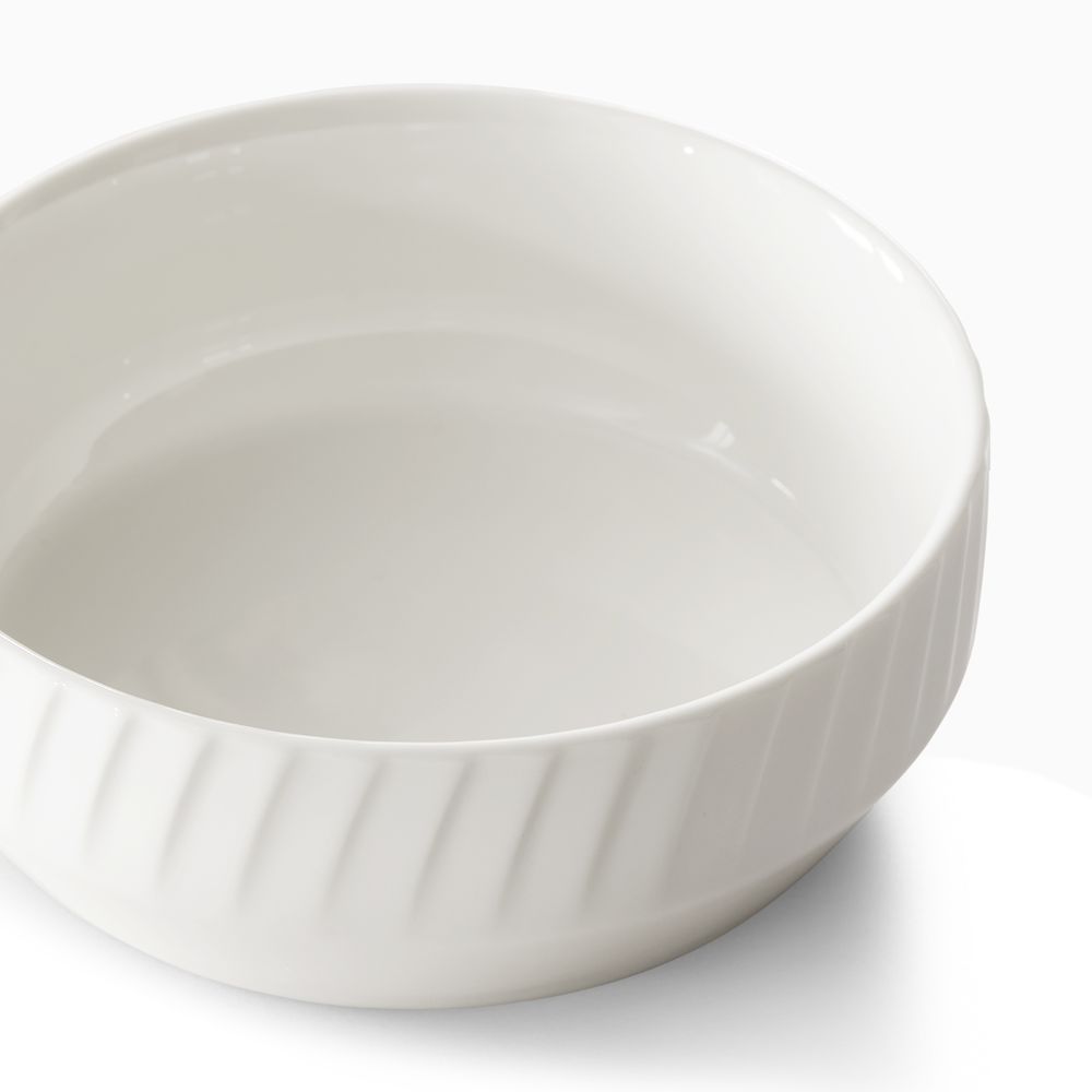 textured white ceramic bowl sets
