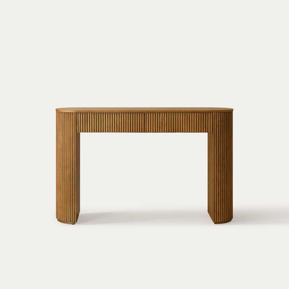 console table with drawers