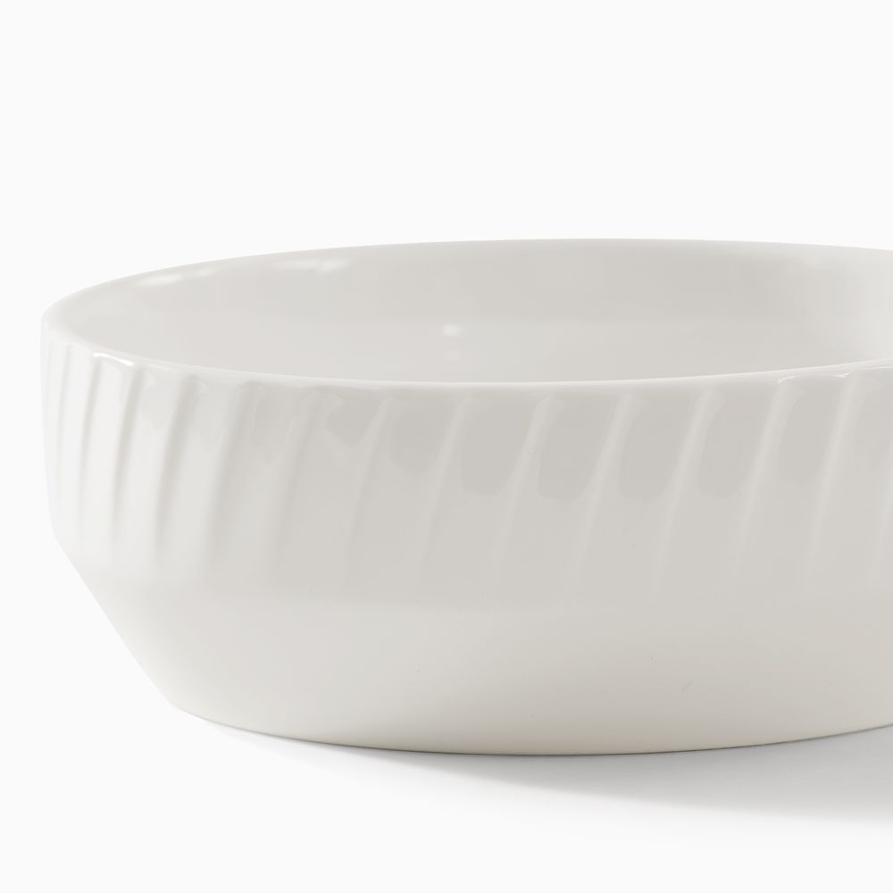 textured white ceramic bowl sets