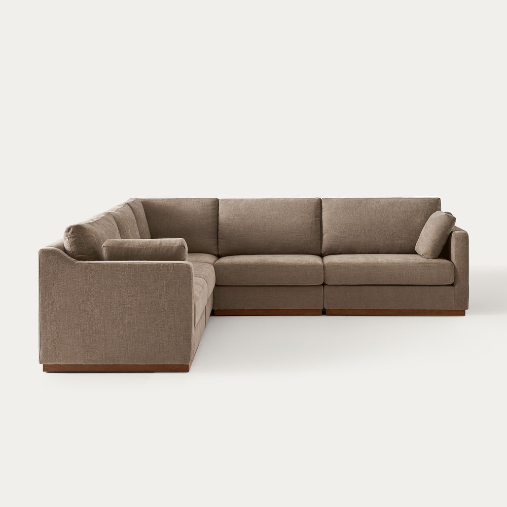 cotton fabric sectional sofa 