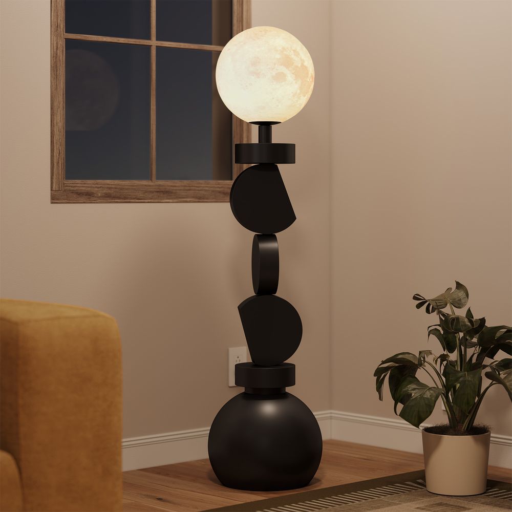 54 inch  Floor Lamp with designed frame