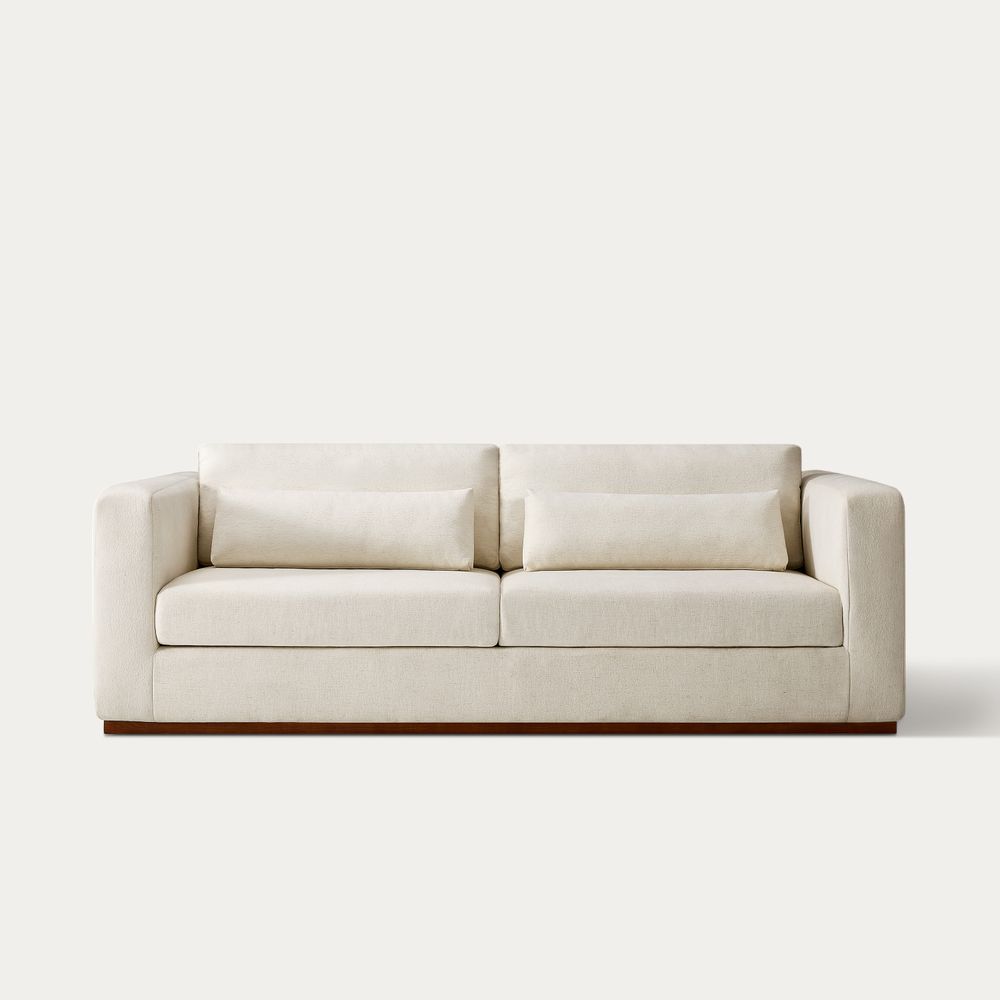 white loveseat sofa 