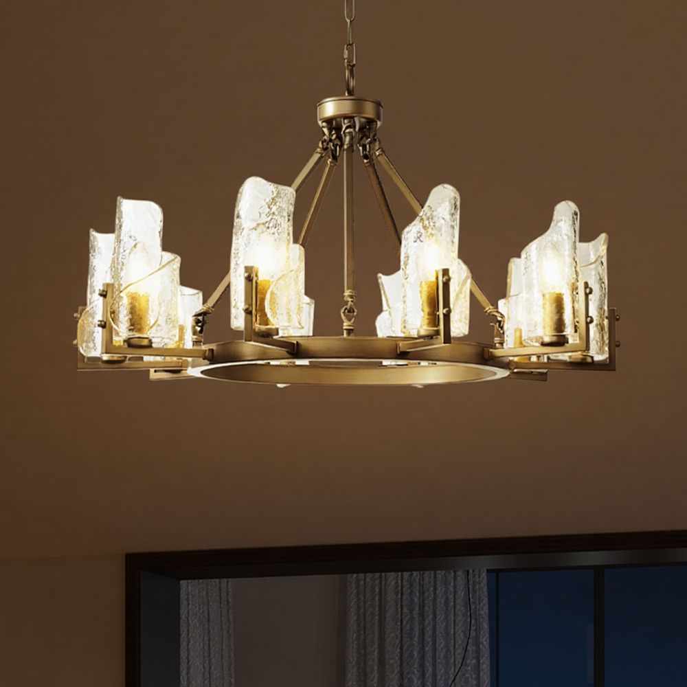 32 inch wagon wheel chandelier