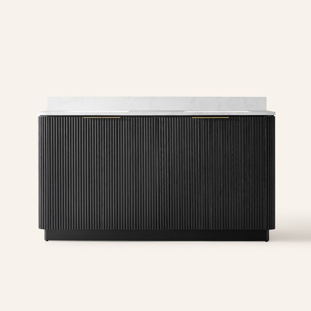 double bathroom vanity with sink