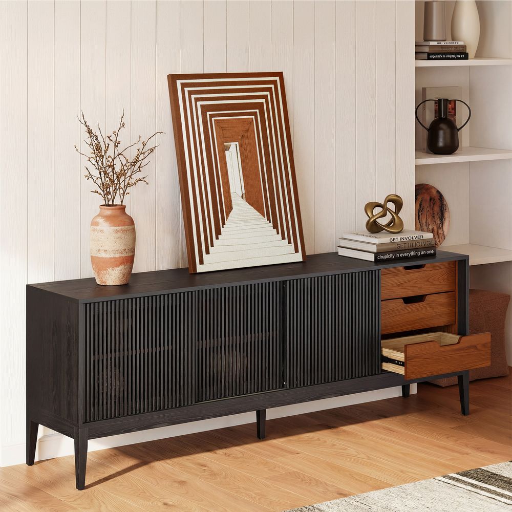 Receding Hand Painted Wall Art threedimensional illusion