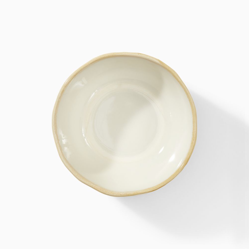 creamy beige glazed ceramic bowl sets