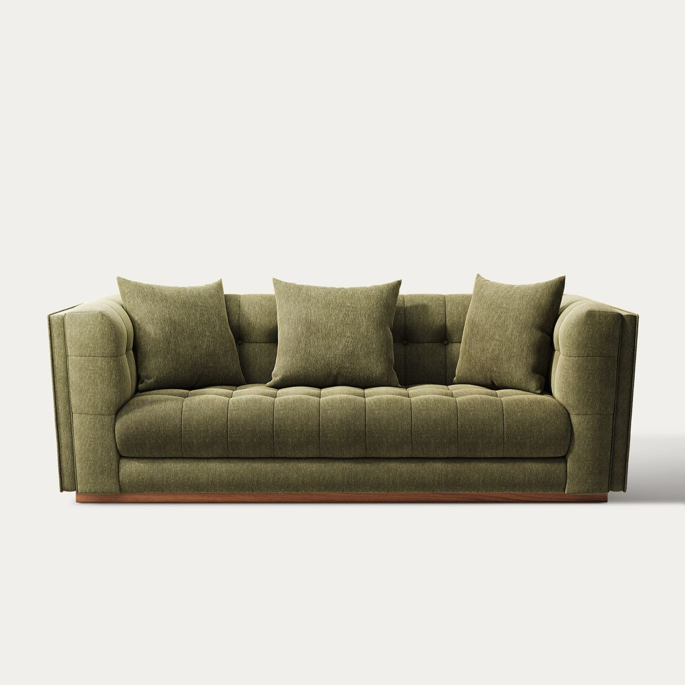 green sofa 