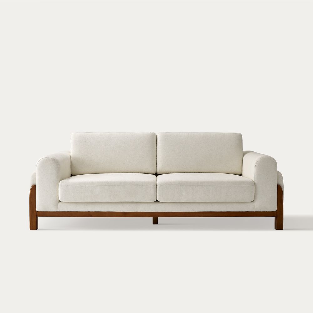 cotton fabric 2 seater couch 