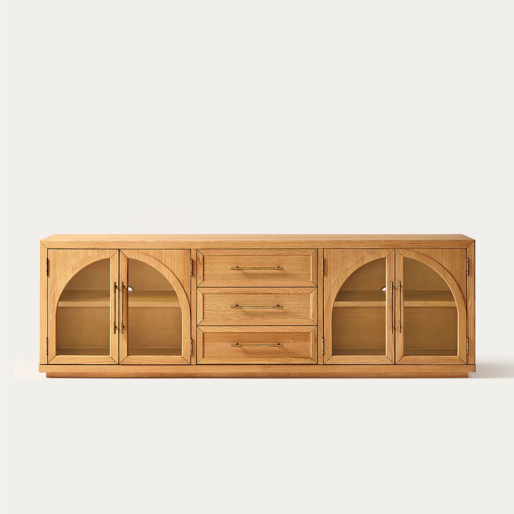 Natural Oak TV Stand