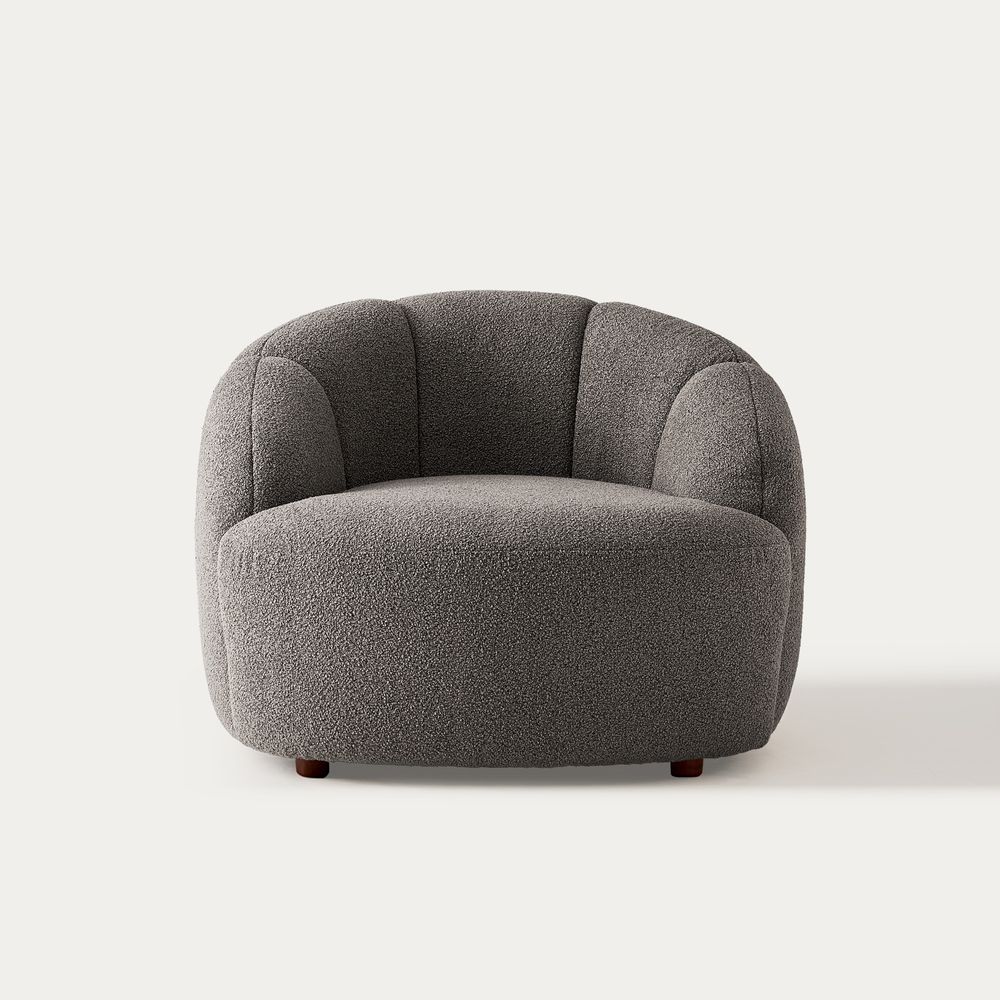 grey accent chair