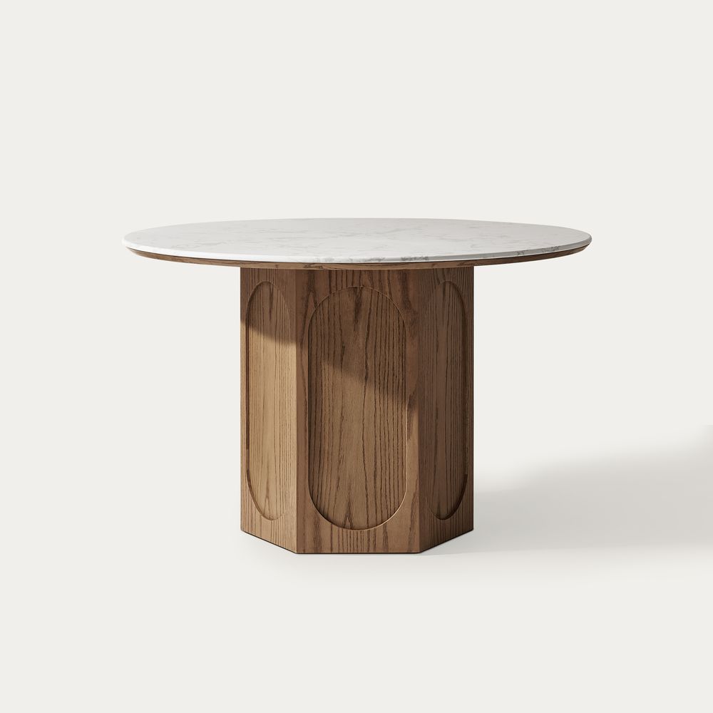 Round Dining Table for 4