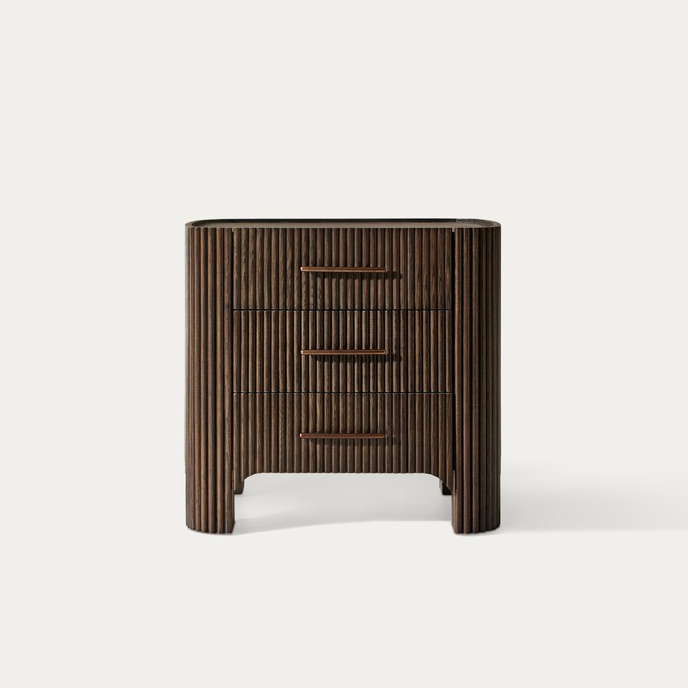 wood nightstand