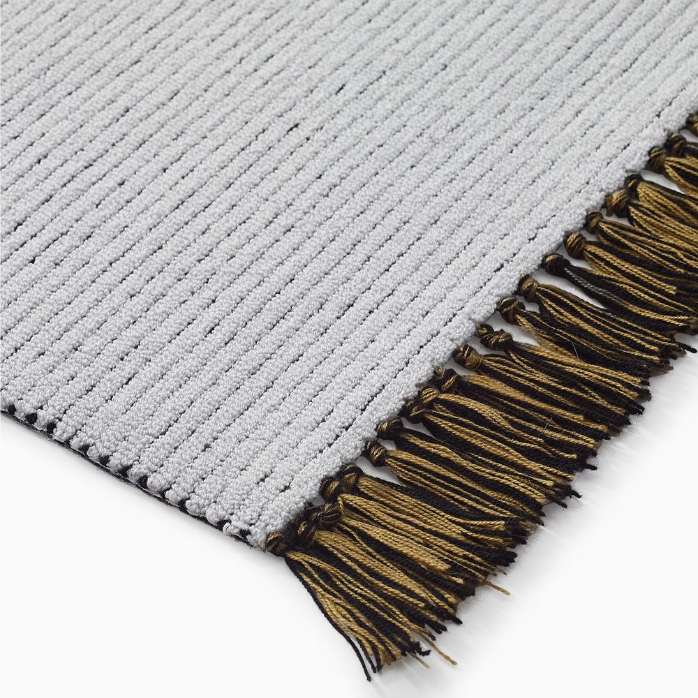 Handwoven wool doormat