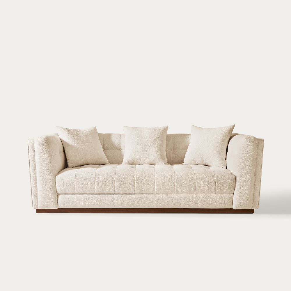 white deep seat sofa 