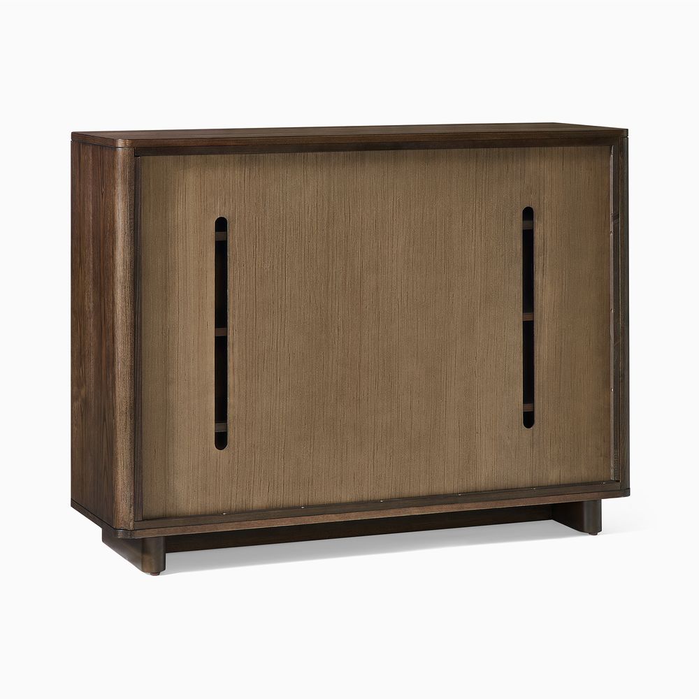 The back of the shoe cabinet