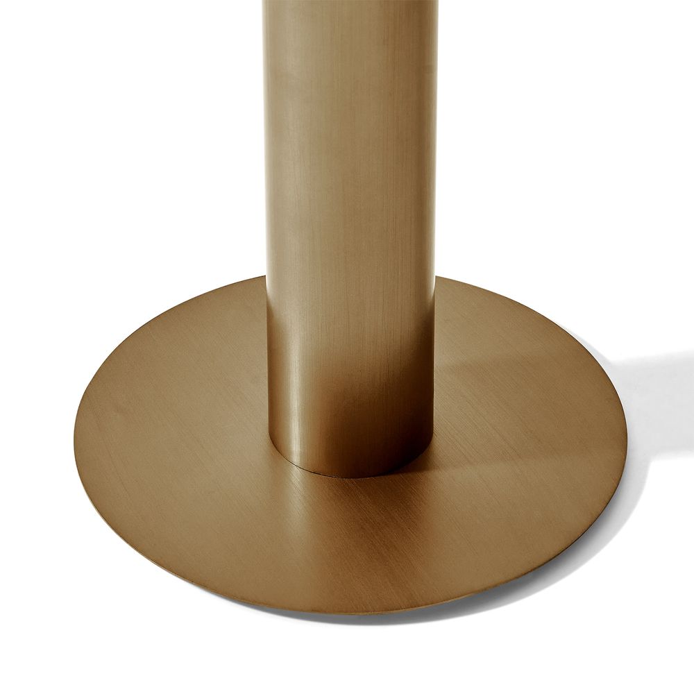 crackle glass floor lamp bronze