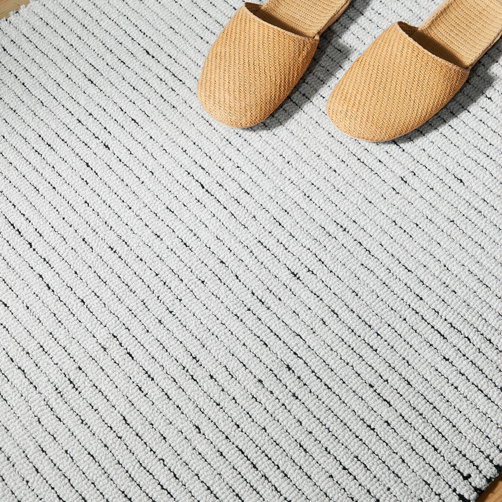 Handwoven wool doormat