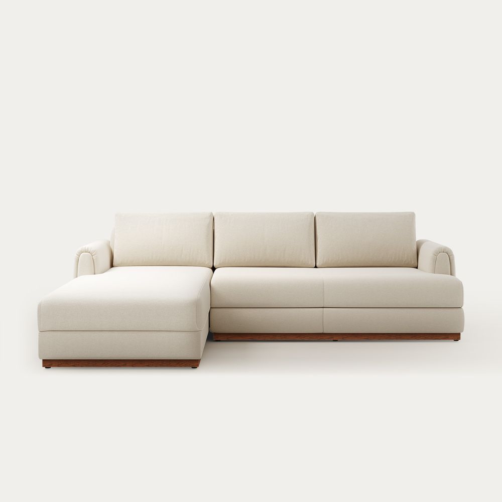 L-shaped sofa with chaise 