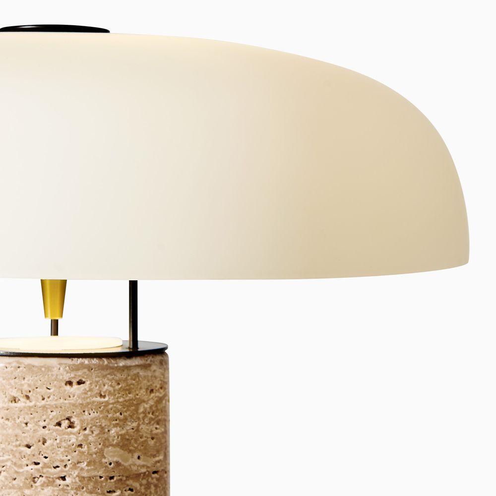 Travertine Table Lamp beige