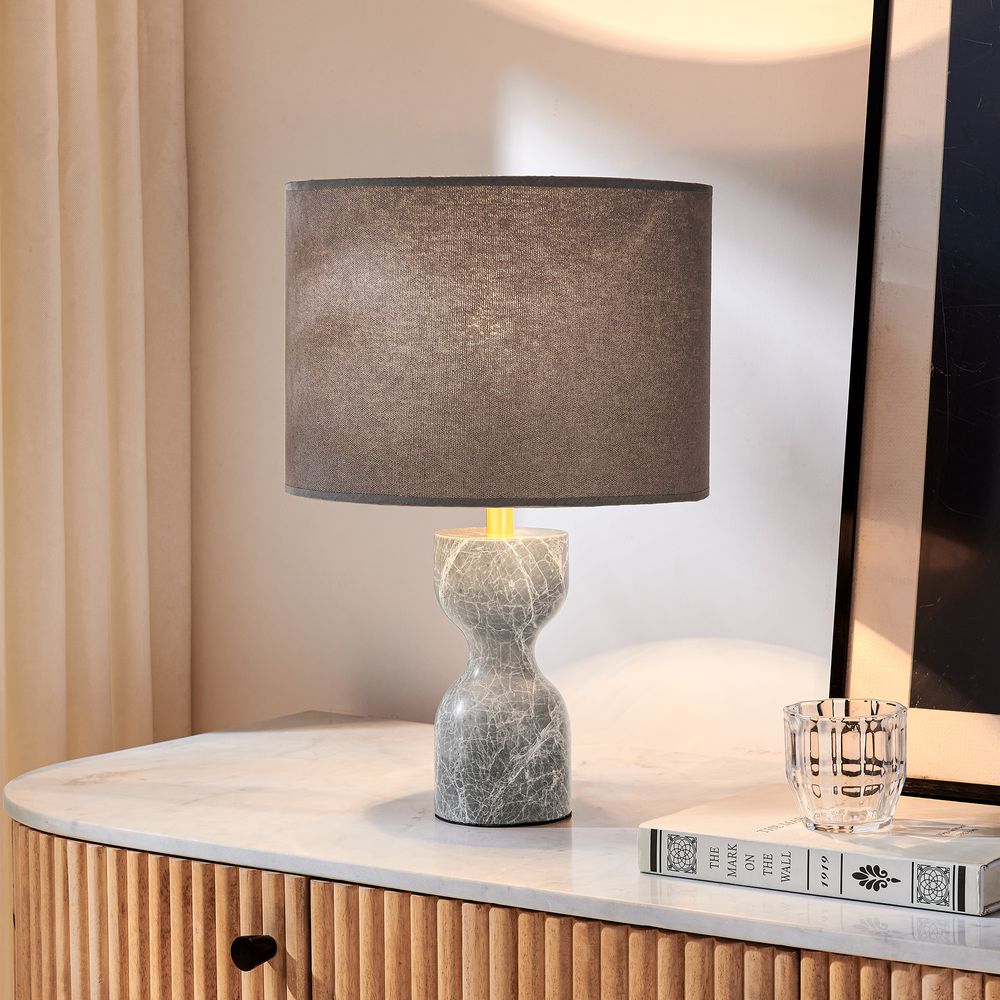 gray marble Table Lamp