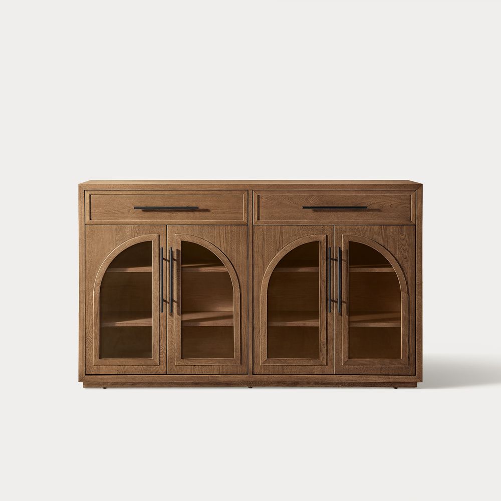 Brown Elm Sideboard